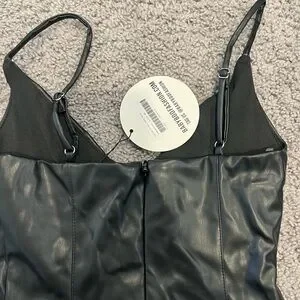 babyboo | Dresses | Babyboo Faux Leather Mini | Poshmark
